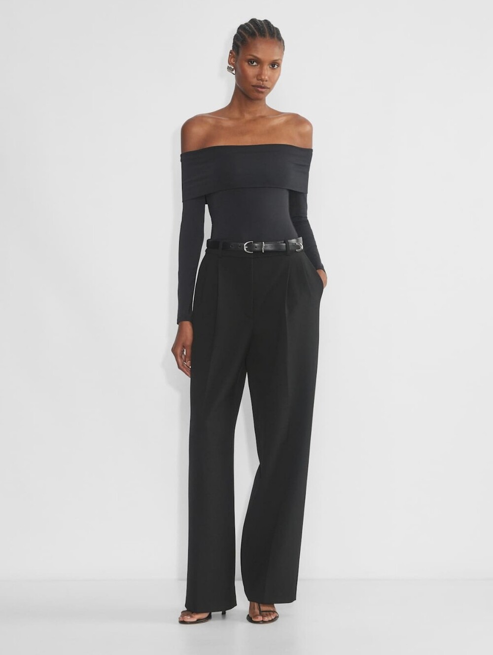 BNWT ARITZIA | Contour Deco  Off-The-Shoulder Longsleeve Bodysuit | Sz XS